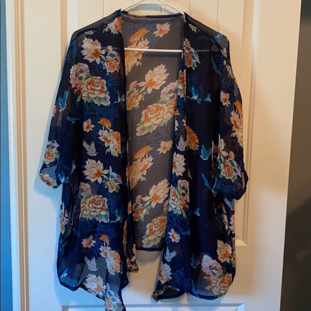 Women’s flower kimono